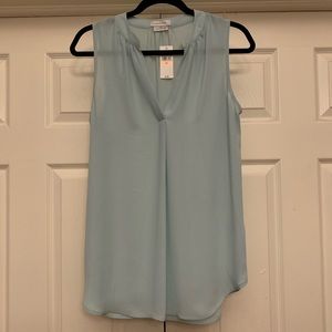 VAN HEUSEN tank top V neck with details Mint sz SP